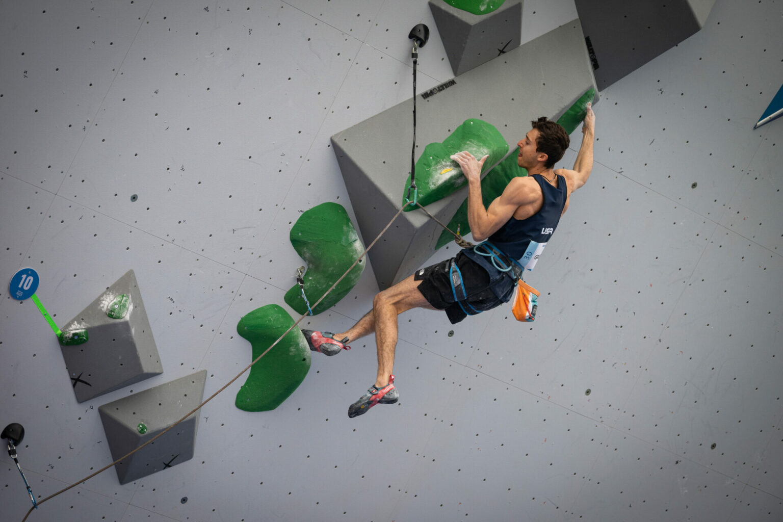 Three USA Climbers Advance to Finals With Olympic Spot on the Line